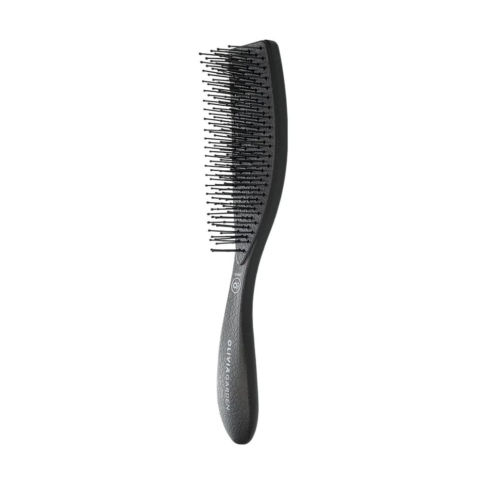 Щітка для волосся Olivia Garden Essential Style Blend Medium Hair Memory Flex Bristles, Black, 1 шт